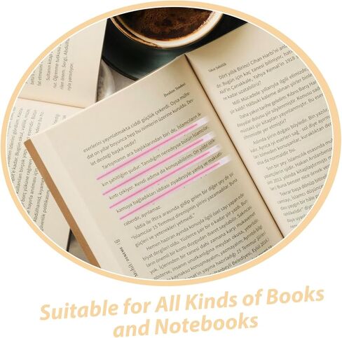 Highlighter Strips for Annotating Books Sticky Tabs 1 Set Reading Sticky Markers for Office and School Supplies in Saudi Arabia