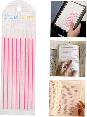 Highlighter Strips for Annotating Books Sticky Tabs 1 Set Reading Sticky Markers for Office and School Supplies in Saudi Arabia