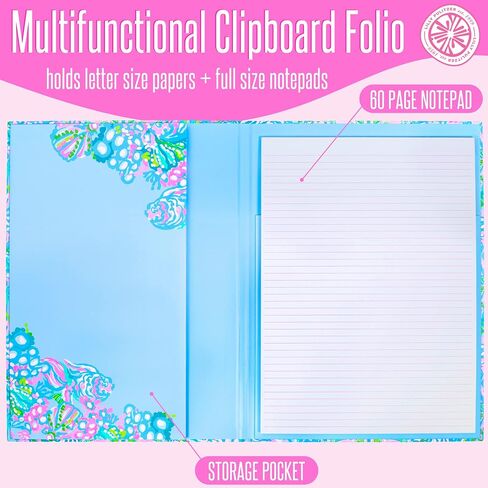Lilly Pulitzer Clipboard Folio Golden Hour One Size in Saudi Arabia