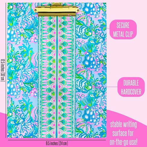 Lilly Pulitzer Clipboard Folio Golden Hour One Size in Saudi Arabia