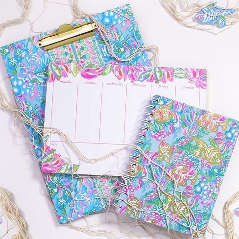 Lilly Pulitzer Clipboard Folio Golden Hour One Size in Saudi Arabia