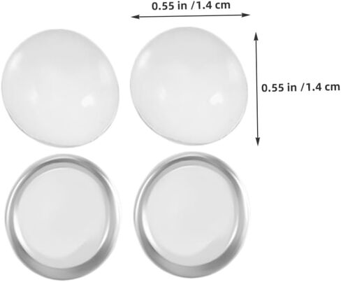 Luxshiny 200pcs Flat Glass Beads for Vases and Aquariums Clear Decorative Stones Polished Pebbles Filler for Home Decor Crafts and Garden Arrangements in Kuwait