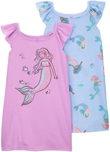 Carter's Girls' 2 Pk Gown Poly (Bunnies, 2T) in Saudi Arabia