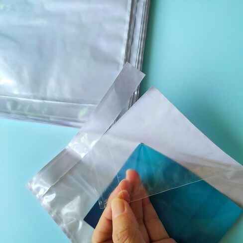 200pcs 9.5 "× 12" مظاريف قائمة التعبئة ذاتية اللصق ، ملصقات بريدية واضحة للمغلف ، أكياس شحن مضادة للماء من البلاستي in Kuwait