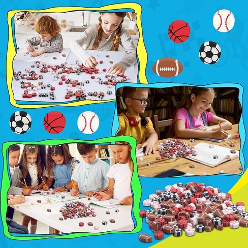 200PCs Sports Ball Mini Erasers Soccer Basketball Football Baseball Pencil Erasers Bulk for Classroom Gift Rewards Student Prizes Sport Party Favor (Sports Ball) in Kuwait