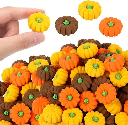 Chuangdi 150 Pcs 3D Fall Pumpkin Erasers Bulk Fall Mini Erasers Novelty Pencil Rubber Stationery for Kids Students Halloween Thanksgiving Autumn Party Favor Teacher Rewards Classroom in Saudi Arabia