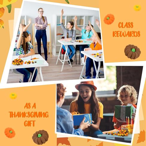 Chuangdi 150 Pcs 3D Fall Pumpkin Erasers Bulk Fall Mini Erasers Novelty Pencil Rubber Stationery for Kids Students Halloween Thanksgiving Autumn Party Favor Teacher Rewards Classroom in Saudi Arabia