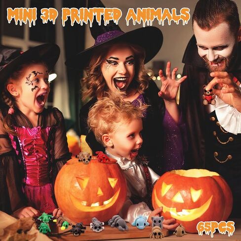 40 PCS 3D Printed Animal Figurines, Flexible Articulated Animal Figurines, Classroom Reward, Party Favor, Fidget Toys, Mini Car Decor, Gifts for Girls and Boys, Office Desk Pets, Birthday Gifts in Saudi Arabia