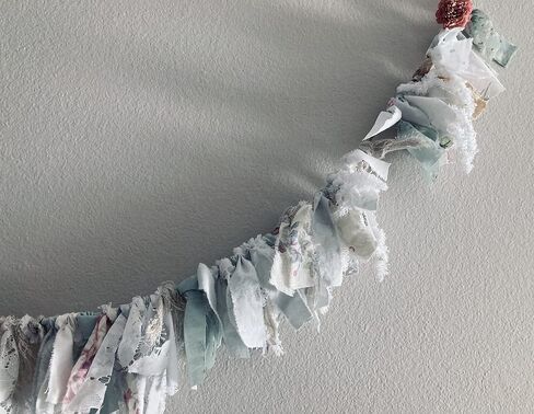 54" X 4" Rag Garland Wedding Baby Shower Nursery Banner Backdrop Photo Shoot Curtain in Saudi Arabia