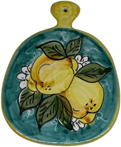 Italian Ceramic Trivet/Cutting Board Lemons Sorrento Made in Italy Pottery in Saudi Arabia