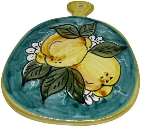 Italian Ceramic Trivet/Cutting Board Lemons Sorrento Made in Italy Pottery in Saudi Arabia