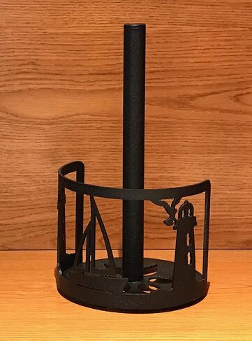 Made in USA Sailboat Themed Steel Paper Towel Rack in Saudi Arabia