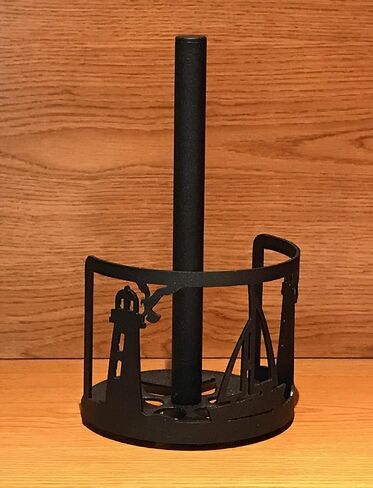 Made in USA Sailboat Themed Steel Paper Towel Rack in Saudi Arabia
