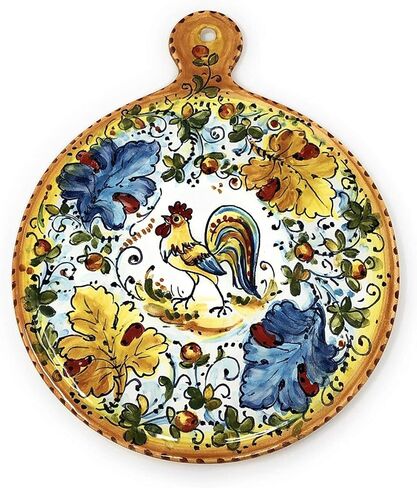 Ceramiche Parrini - إيطالية السيراميك الفنية أواني المطبخ أدوات المطبخ Trivet Tile Pottery Collection Rooster Montelupo مصنوعة في إيطاليا توسكاني فلورنسا in Saudi Arabia