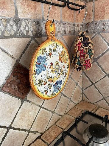 Ceramiche Parrini - إيطالية السيراميك الفنية أواني المطبخ أدوات المطبخ Trivet Tile Pottery Collection Rooster Montelupo مصنوعة في إيطاليا توسكاني فلورنسا in Saudi Arabia