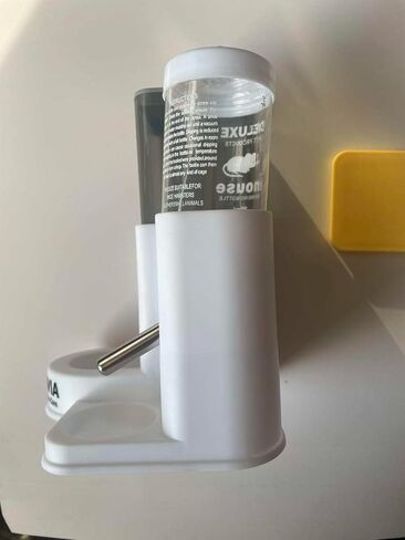 2-في 1 وحدة تغذية حيوانات صغيرة وموزعة المياه مجموعة حاوية طعام أوتوماتيكية مع عدم وجود زجاجة ماء بالتنقيط للهامستر ، وخنازير غينيا ، والأرانب ، والحيوانات الأليفة الصغيرة-محطة تغذية نظيفة سهلة in Kuwait