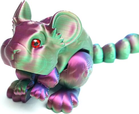 Generic 3D Printed Decorative Ornaments Model, Flexible Joint Articulated Squirrel Ornament, Surprise Fantasy Gift for Teens in Saudi Arabia