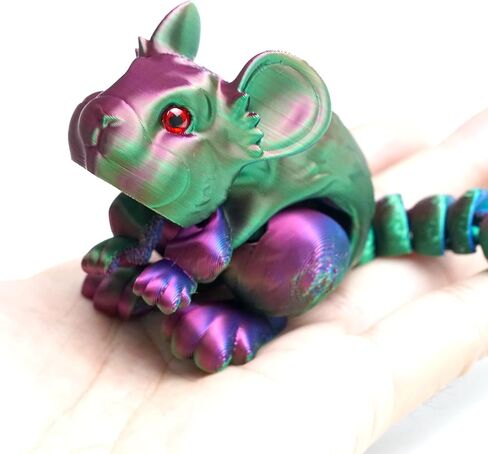 Generic 3D Printed Decorative Ornaments Model, Flexible Joint Articulated Squirrel Ornament, Surprise Fantasy Gift for Teens in Saudi Arabia