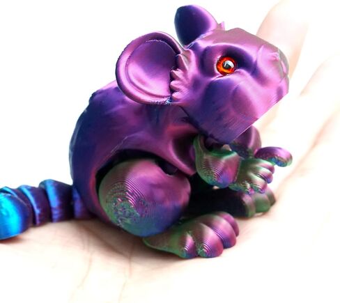 Generic 3D Printed Decorative Ornaments Model, Flexible Joint Articulated Squirrel Ornament, Surprise Fantasy Gift for Teens in Saudi Arabia