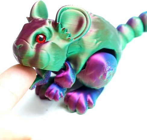 Generic 3D Printed Decorative Ornaments Model, Flexible Joint Articulated Squirrel Ornament, Surprise Fantasy Gift for Teens in Saudi Arabia