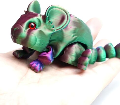 Generic 3D Printed Decorative Ornaments Model, Flexible Joint Articulated Squirrel Ornament, Surprise Fantasy Gift for Teens in Saudi Arabia