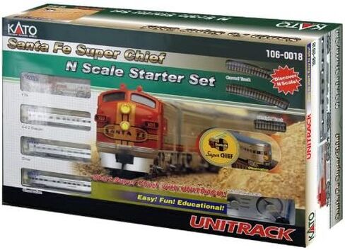 Kato USA Model Train Products n Scale Santa Fe Super Starter Set in Saudi Arabia