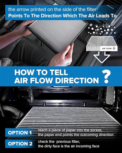 PHILTOP Cabin Air Filter, ACF083 (CF11181) Replacement for XLR 2004-2009, Corvette 2005-2019 Passenger Compartment Air Filter with Activated Carbon, Filter Up Dust Pollen in Saudi Arabia