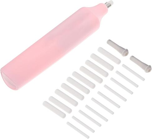 Electric Eraser Portable Pencil Eraser for Sketching and Art Battery Operated Rechargeable for School Students Easy to Use Practical in Pink in Saudi Arabia