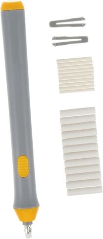 jojofuny Professional Electric Eraser for Art Students and Drawing Precision Battery Auto Eraser with Clip Replacement for Sketching Drafting and School Supplies in Gray in Saudi Arabia