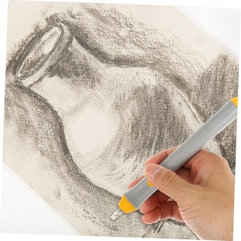 Electric Eraser Auto Eraser for Sketching Drawing Art Students and Designers Convenient Precision Erasing Tool Battery Not Included Gray in Saudi Arabia