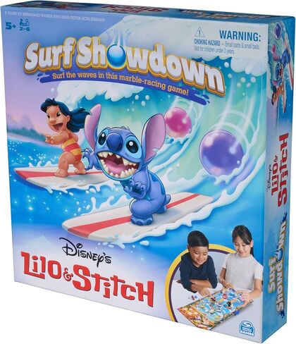 ألعاب SPIN Master ، Disney’s Lilo & Stitch Surf Showdown ، Game Marble ، Higts For Girls ، Easy Activity Toy for Kids ، Fun for Kids & Family ، 2-6 Player in Saudi Arabia