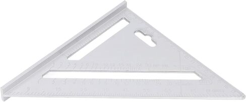 Triangle Ruler Aluminum Alloy Matte Finish for Woodworking Projects (UK Standard) in Saudi Arabia