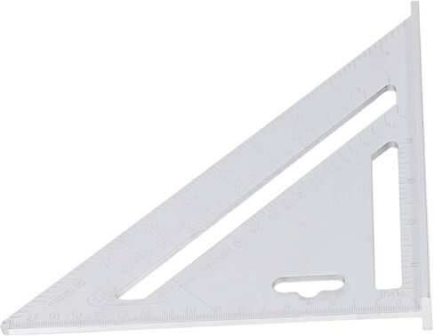 Triangle Ruler Aluminum Alloy Matte Finish for Woodworking Projects (UK Standard) in Saudi Arabia