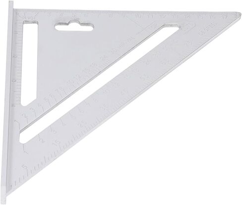 Triangle Ruler Aluminum Alloy Matte Finish for Woodworking Projects (UK Standard) in Saudi Arabia