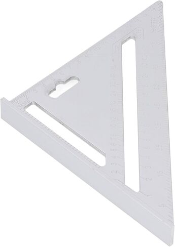 Triangle Ruler Aluminum Alloy Matte Finish for Woodworking Projects (UK Standard) in Saudi Arabia
