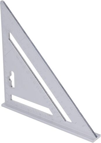 Triangle Ruler Aluminum Alloy Matte Finish for Woodworking Projects (UK Standard) in Saudi Arabia