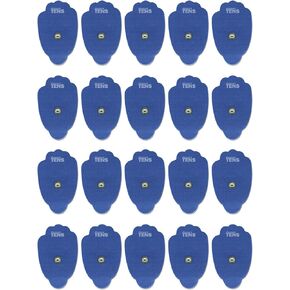HiDow Compatible Replacement TENS Electrodes, Premium Quality Large Electrode Pads for Hi-Dow TENS Units, 10 Pair of Snap TENS Unit Electrodes (20 TENS Unit Pads), Discount TENS Brand