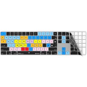 Avid Media Composer Keyboard Cover | Fits Wireless Apple Magic Keyboard with Numeric Pad in Kuwait