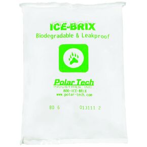 Partners Brand PIBB6 Ice-Brix Packs, 6 oz., 5 1/2" x 4" x 3/4", White (Pack of 96)