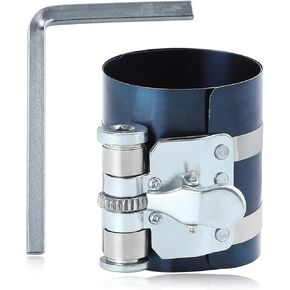 SPEEDWOX 3-Inch Piston Ring Compressor Tool Adjustable Ratchet Piston Ring Installation Tool Piston Ring Pliers Adjustable Compression Range 2.4"-6"