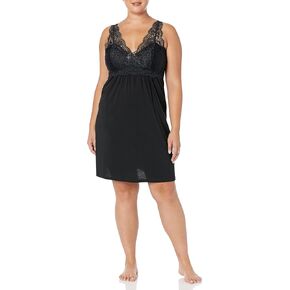 City Chic Women's Apparel AVENUE PLUE SIZE CHEMISE SEXY BACK IN BLACK, SIZE 14/16 in Saudi Arabia