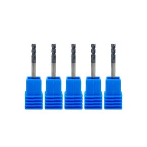 Carbide Square End Mill - 4 Flute - 5/8"-4T (1 Piece, 5/8") - for Milling Alloy Steels, Hardened Steel, Metal & More – Mill Bits Sets for DIYers & Professionals