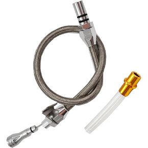 WFLNHB Flexible Stainless Transmission Dipstick Replacement for Chevy GM TH350 350 Turbo 350 Transmissions
