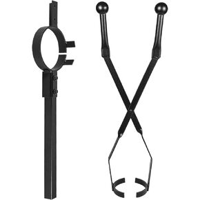 4KG Crucible Tongs Set for Melting Metal, Graphite Crucible Lifting Melting Metal Pouring Tongs, Metal Casting Tools for Jewelers Blacksmith Metalsmith Refiners Smelter (2 Tongs)