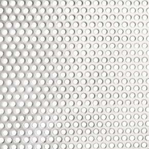 Jucoan Perforated Sheet, 11.8" x 11.8" Stainless Steel Perforated Metal Sheet, 0.12" Hole, 0.06" Thickness for Indoor Outdoor
