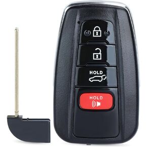 Key Fob Smart Transmitter Keyless Entry Remote Replacement for Toyota RAV4 2019 2020 2021 231451-0351 G Board HYQ14FBC 8990H-0R030 4 Buttons