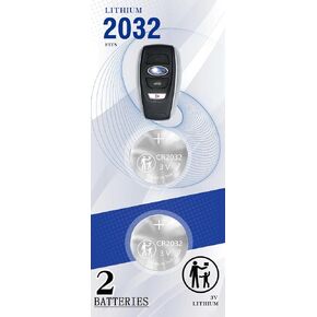 (2 Pack) CR2032 Smart Remote Key Fob Battery Replacement for Subaru(2017-2021 Ascent Crosstrek Forester Impreza Legacy Outback CVT STI WRX Smart Key case Shell Cover(FHYQ14AHX or 2AOKM-SB4)