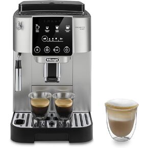 De'Longhi Magnifica Start Automatic Espresso Machine with Manual Milk Frothing, Silver
