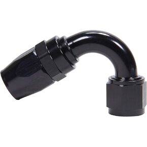 Allstar Performance Hose End 120 Degree -10 Black