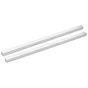 uxcell Square Aluminum Flat Bar, 2pcs 1/2" Thickness 1/2" Width 12" Length Square Aluminum Bar 6061 Aluminum Flat Plate, 13 x 13 x 305mm T6511 Solid New Mill Stock